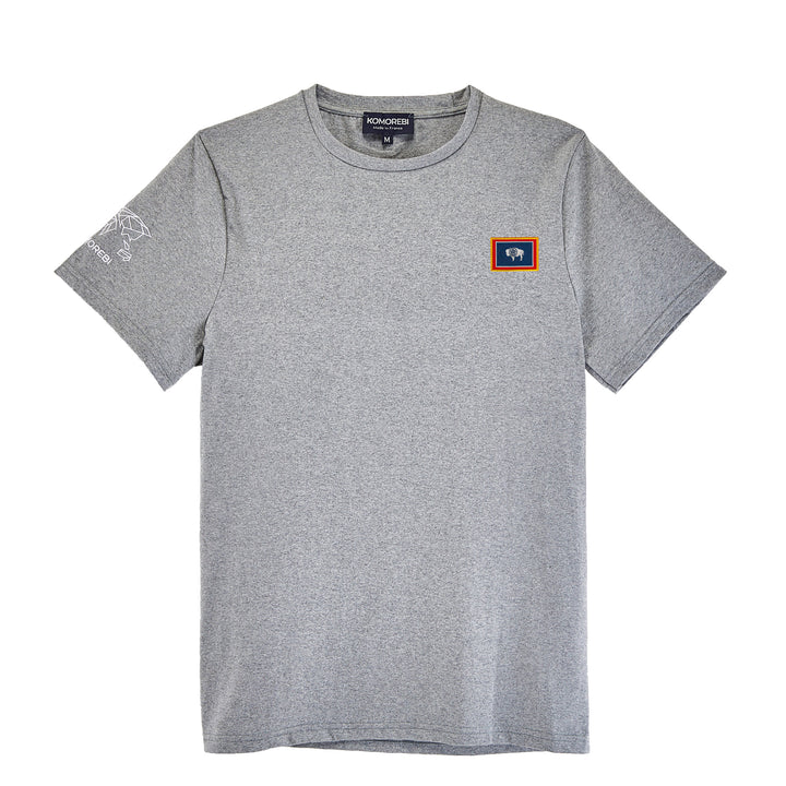Wyoming • T-Shirt mit Flagge
