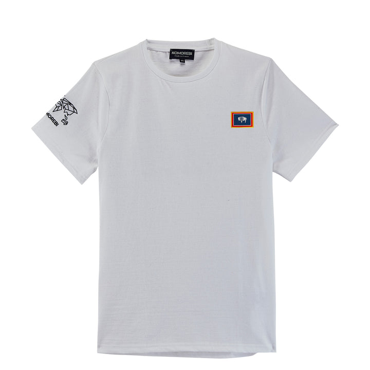 Wyoming • T-Shirt mit Flagge