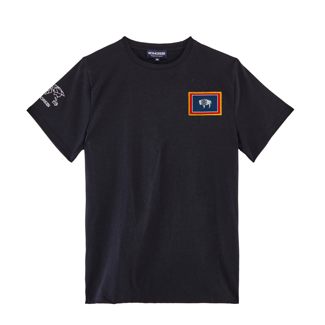 Wyoming • T-Shirt mit Flagge