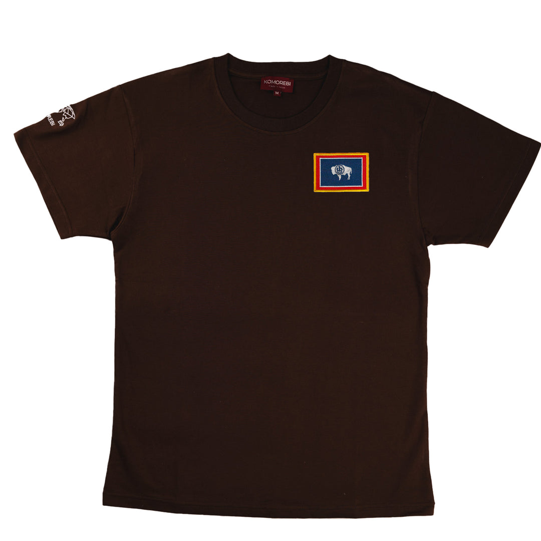 Wyoming • T-Shirt mit Flagge