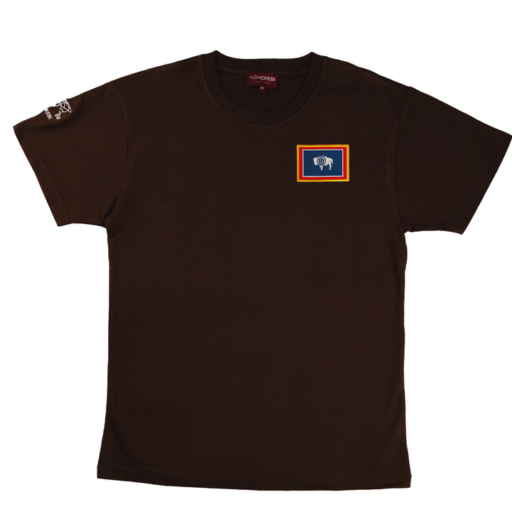 Wyoming • T-Shirt mit Flagge