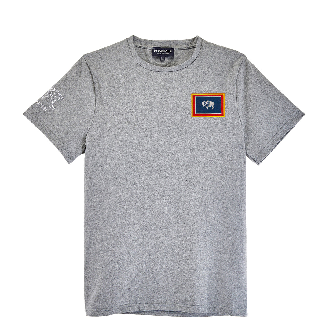 Wyoming • T-Shirt mit Flagge