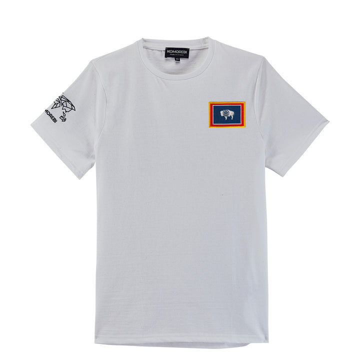 Wyoming • T-Shirt mit Flagge