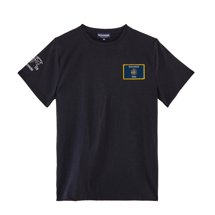 Wisconsin • T-Shirt mit Flagge