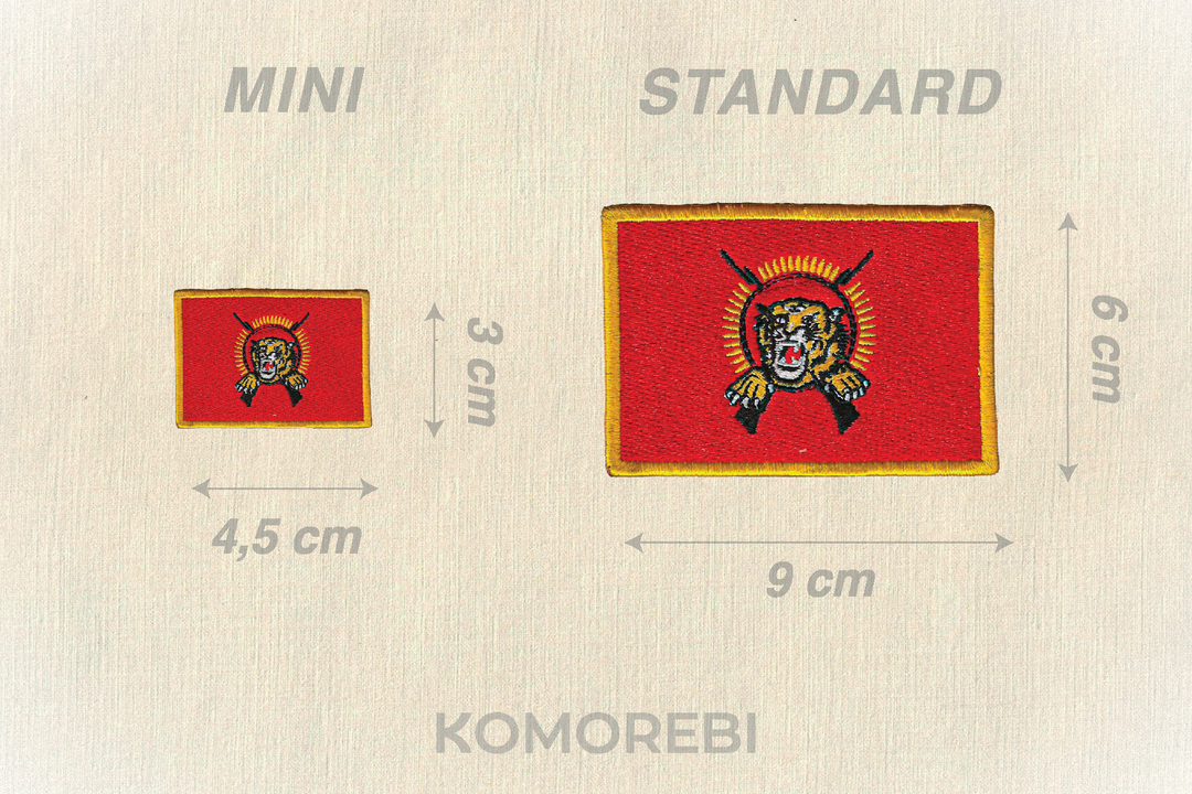 Tamil Eelam - Drapeau Brodé