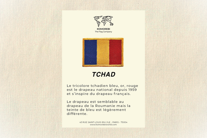 Tchaq - Embroidered Flag
