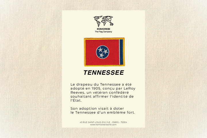 Tennessee - Drapeau Brodé