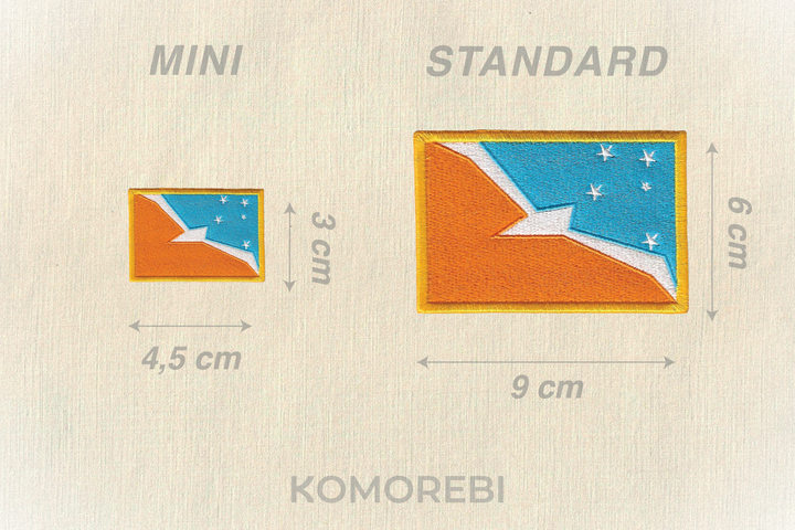 Tierra del Fuego - Drapeau Brodé