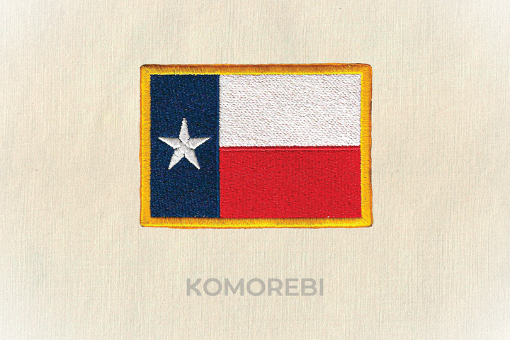 Texas - Drapeau Brodé