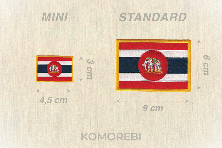 Thaïlande (naval) - Drapeau Brodé