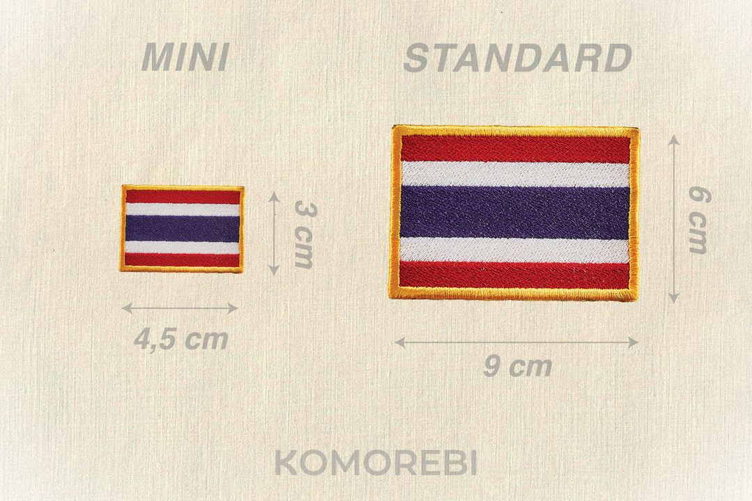 Thailand - Embroidered Flag