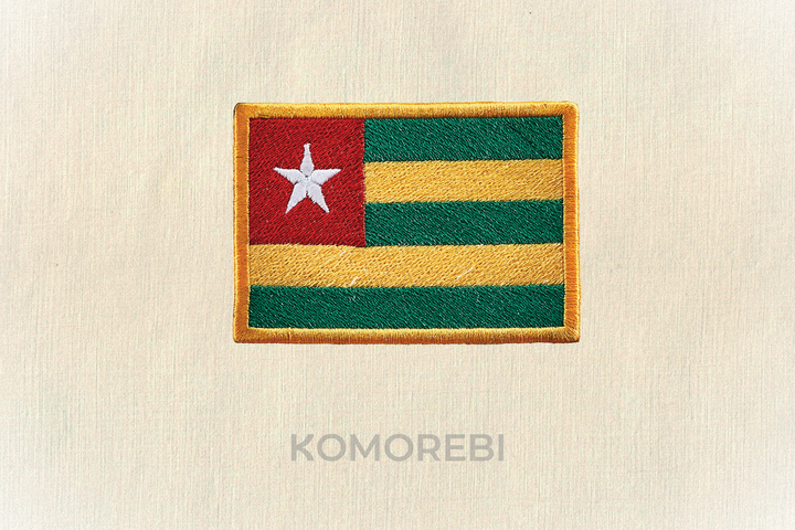 Togo - Drapeau Brodé