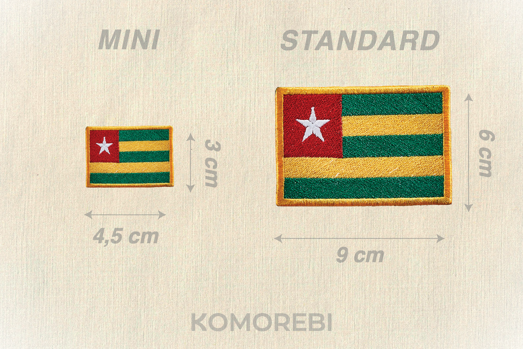 Togo - Drapeau Brodé