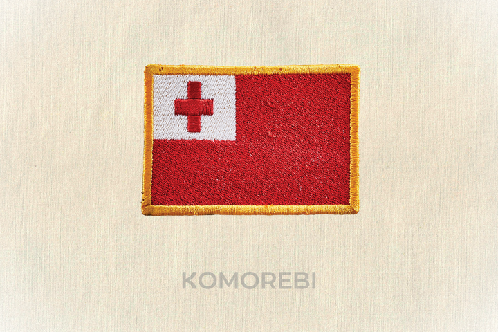 Tonga - Drapeau Brodé