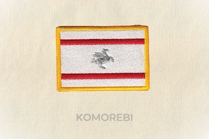 Toscane - Drapeau Brodé