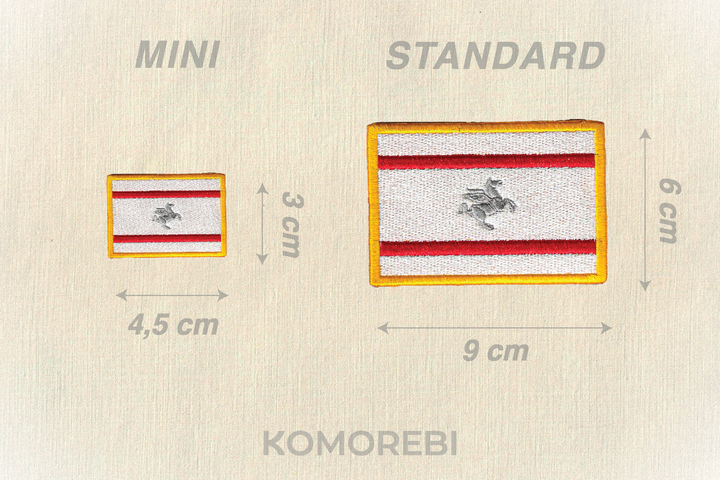 Toscane - Drapeau Brodé