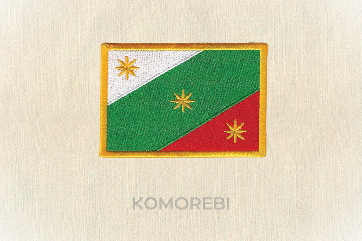 Trois Garanties (1821 - Mexique) - Drapeau Brodé