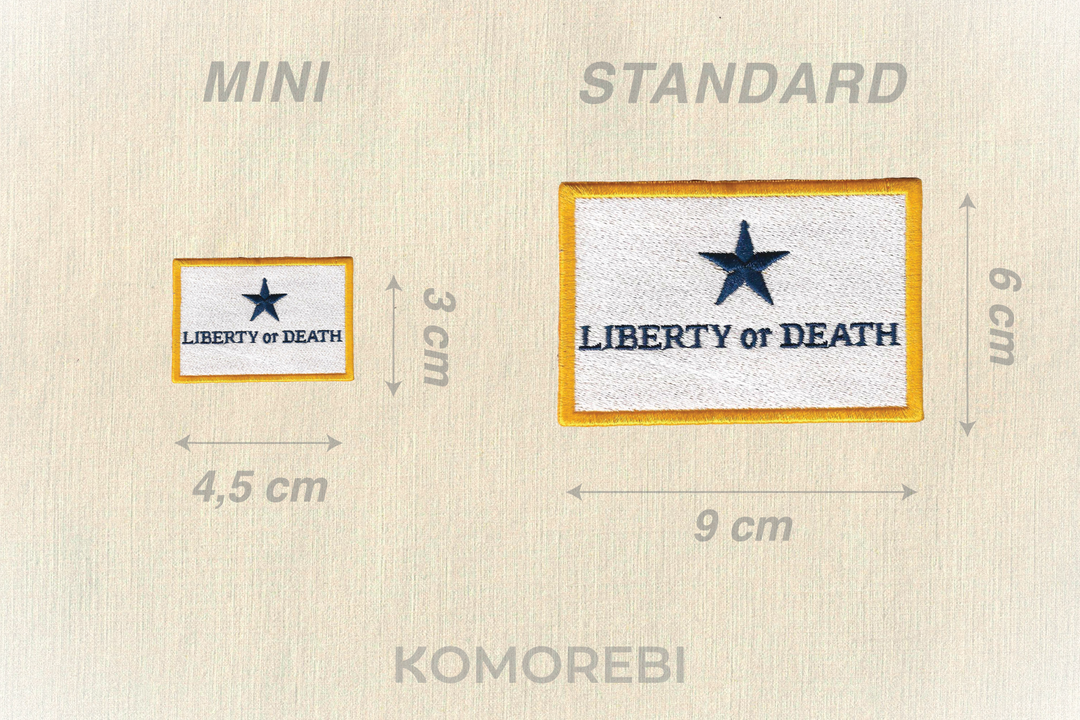 Troutman 'Liberty or Death' (1836) - Drapeau Brodé