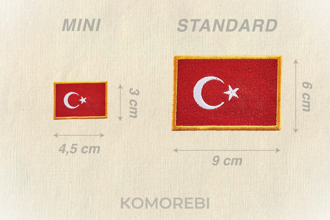 Turquie - Drapeau Brodé
