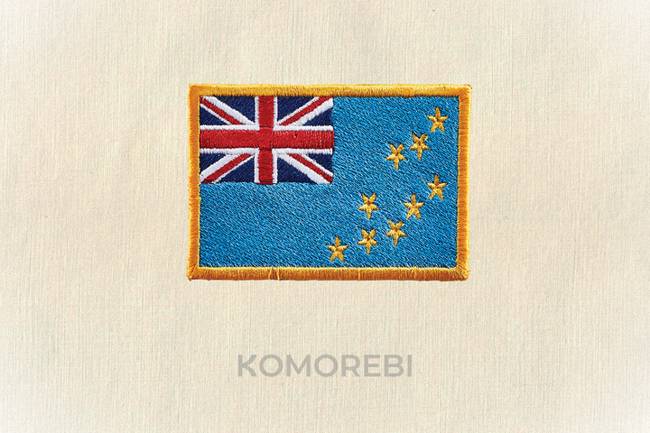Tuvalu - Drapeau Brodé