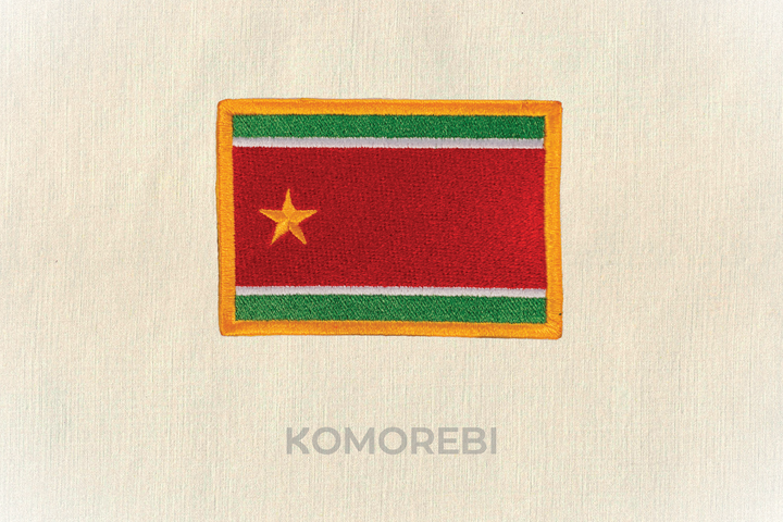 UPLG (Union Populaire Pour La Libération De La Guadeloupe - 1978) - Drapeau Brodé