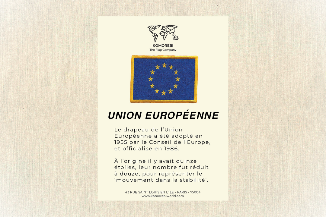 Union Européenne - Drapeau Brodé