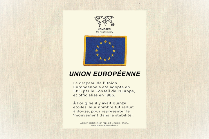Union Européenne - Drapeau Brodé