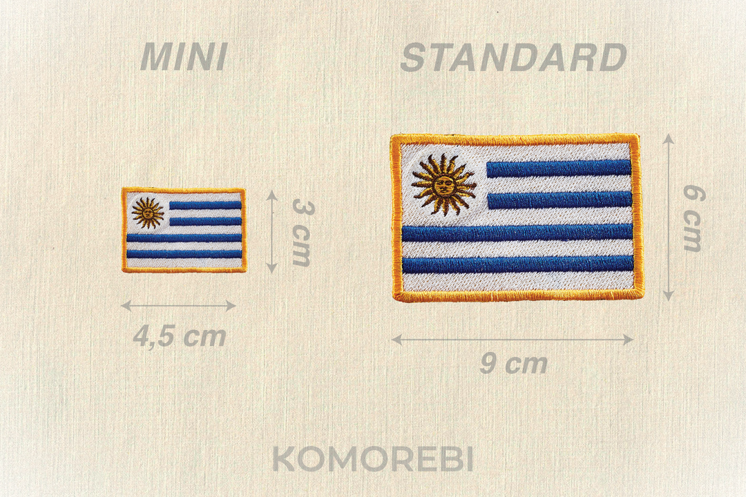 Uruguay - Drapeau Brodé