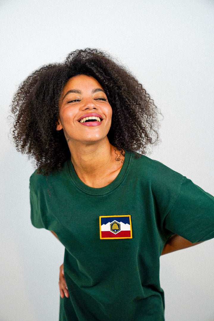Utah • T-shirt mit Flagge