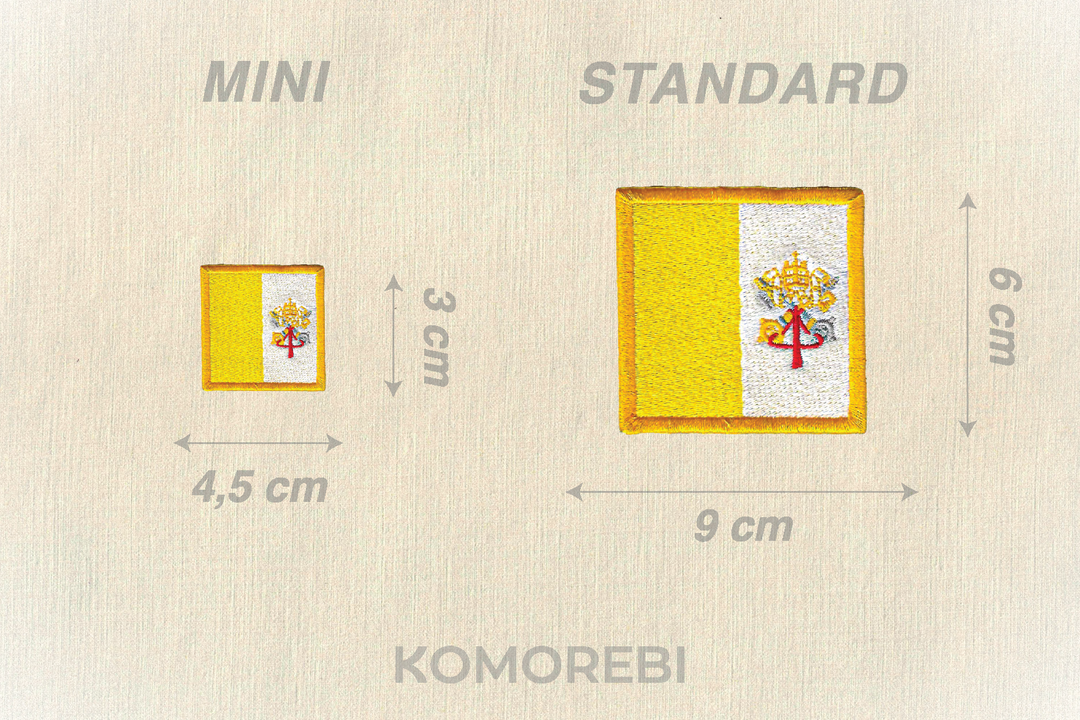 Vatikan - Bestickter Flagge