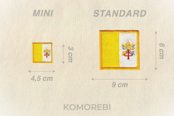 Vatikan - Bestickter Flagge