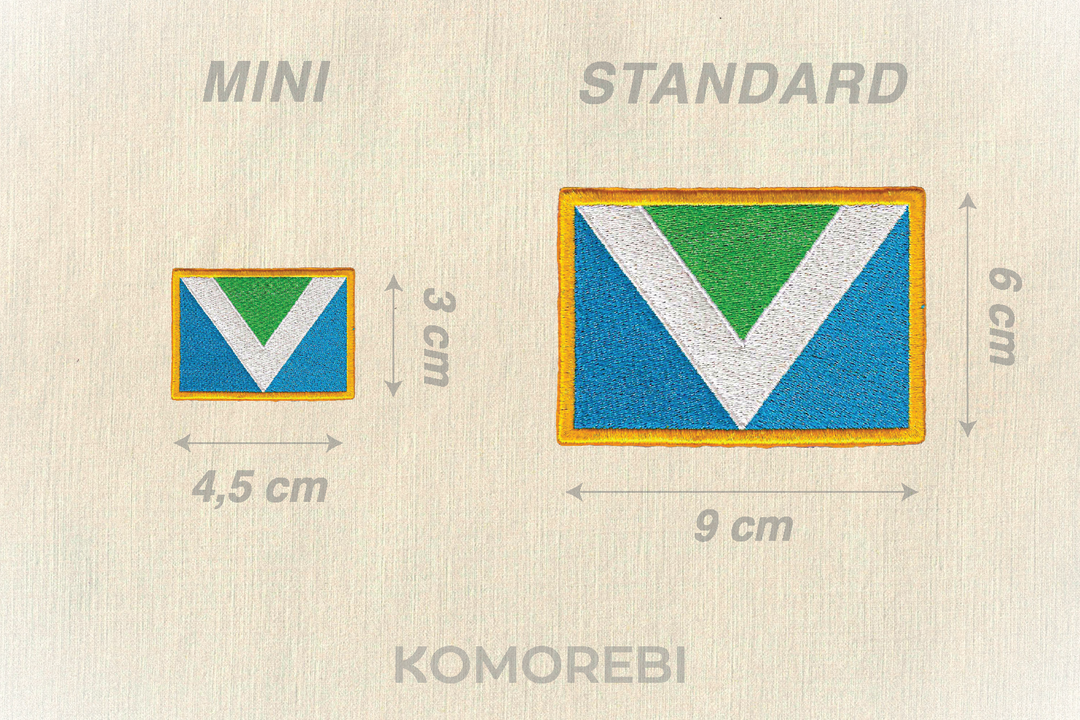 Vegan - Drapeau Brodé