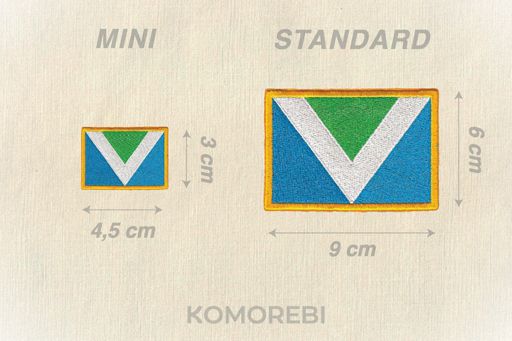 Vegan - Drapeau Brodé