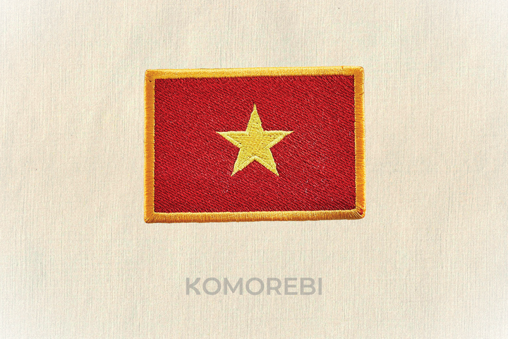 Vietnam - Gestickter Flaggen