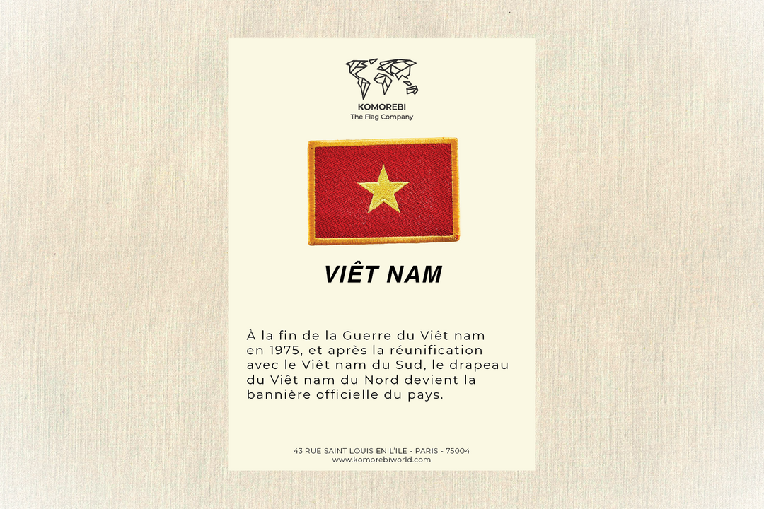 Vietnam - Gestickter Flaggen