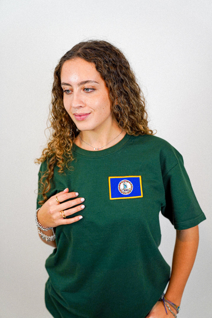Virginie • T-shirt mit Flagge