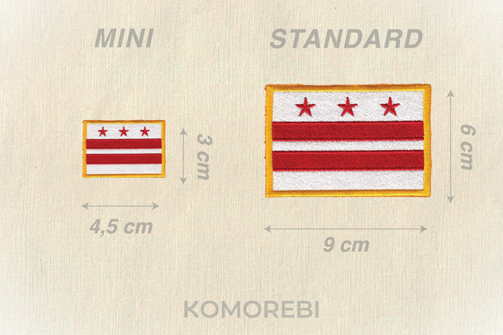 Washington D.C  - Drapeau Brodé