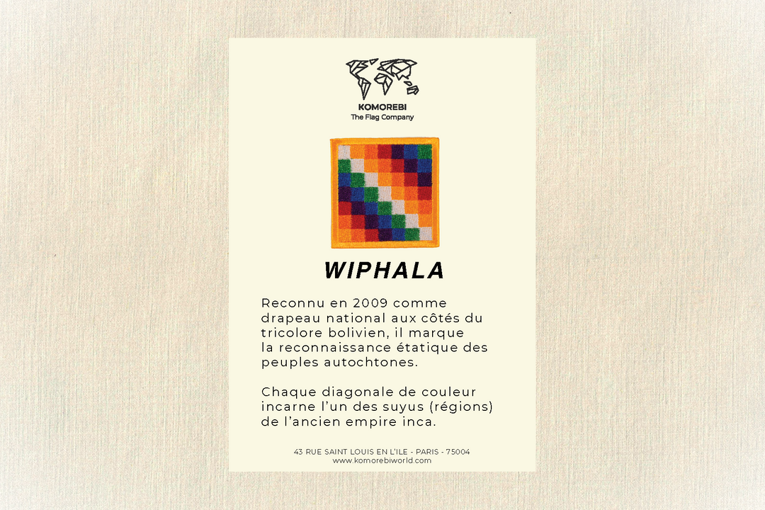 Wiphala - Drapeau Brodé