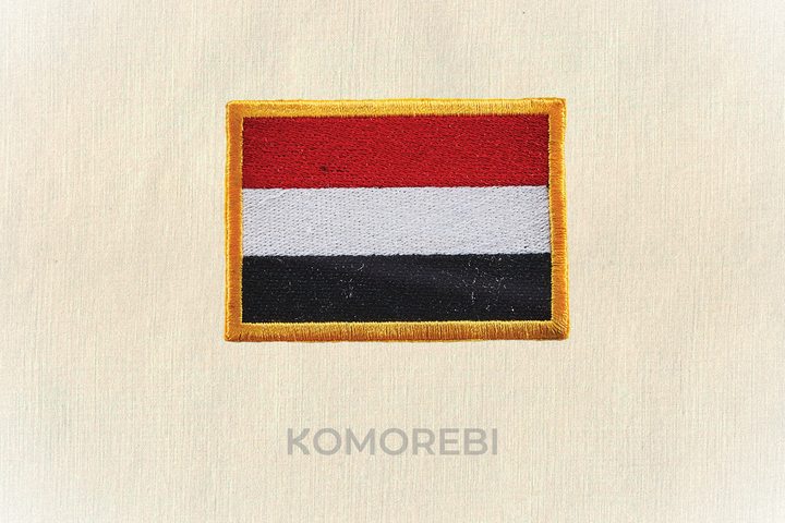 Jemen - Gestickte Flagge