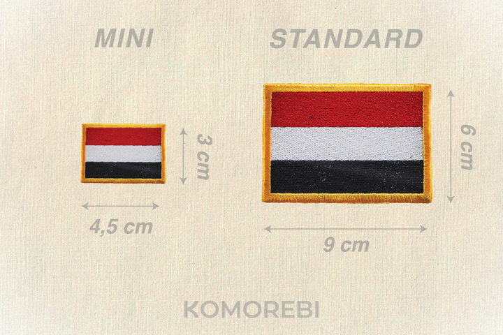 Jemen - Gestickte Flagge