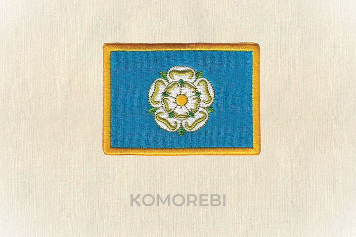 Yorkshire - Drapeau Brodé