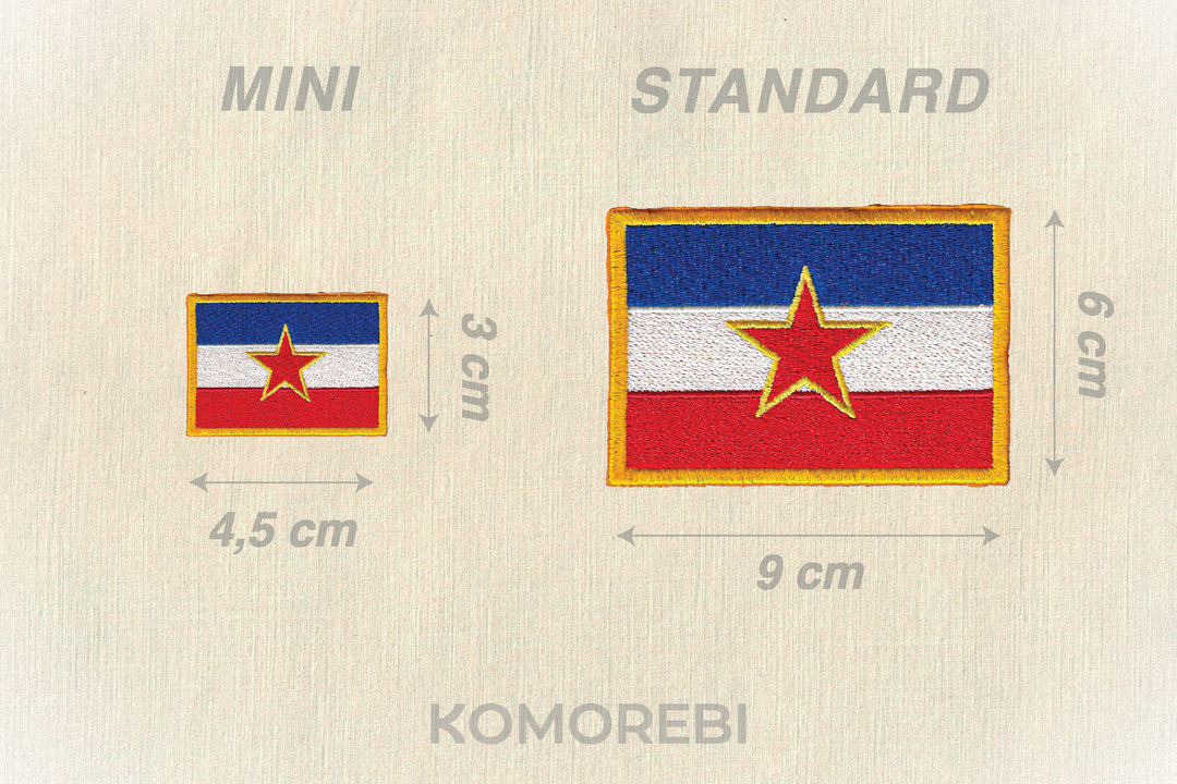 Yougoslavie - Drapeau Brodé