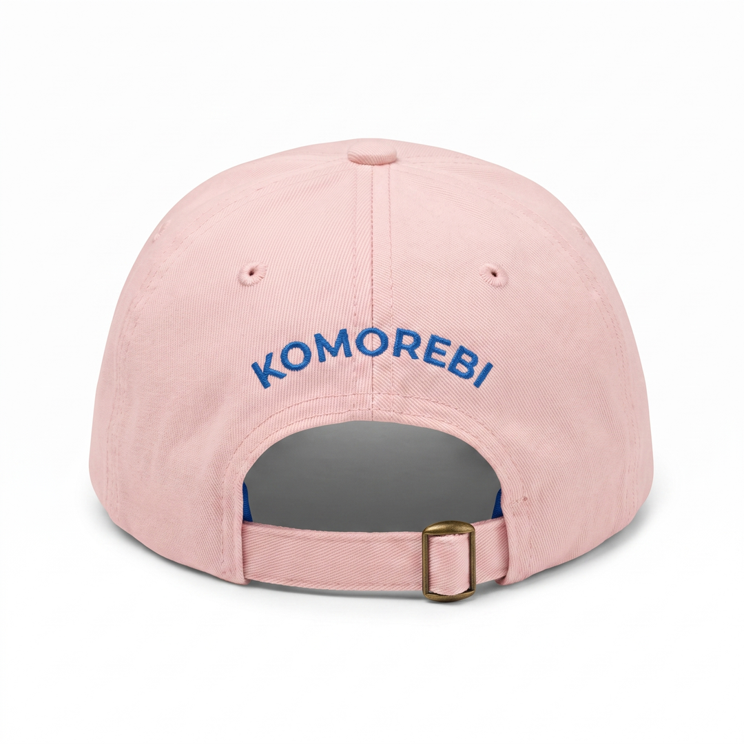 Casquette Rose — vue de dos, emplacement des drapeaux