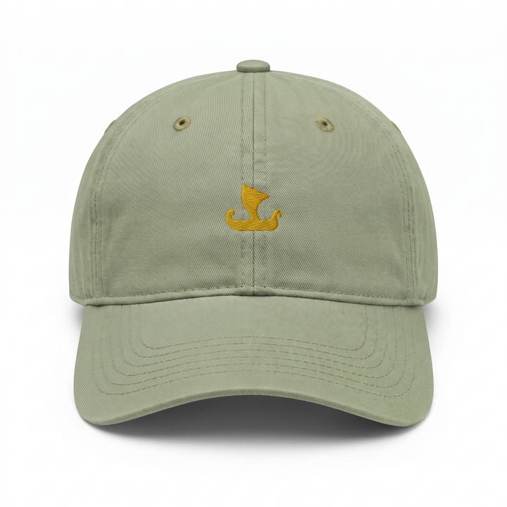 Casquette Vert Sauge — Bateau de Paris, vue de face