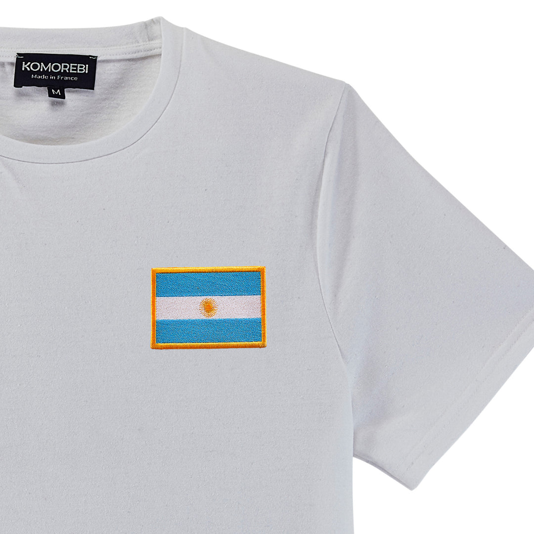 Photo Tshirt Argentine blanc