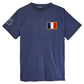 T-shirt drapeau Komorebi France Navy