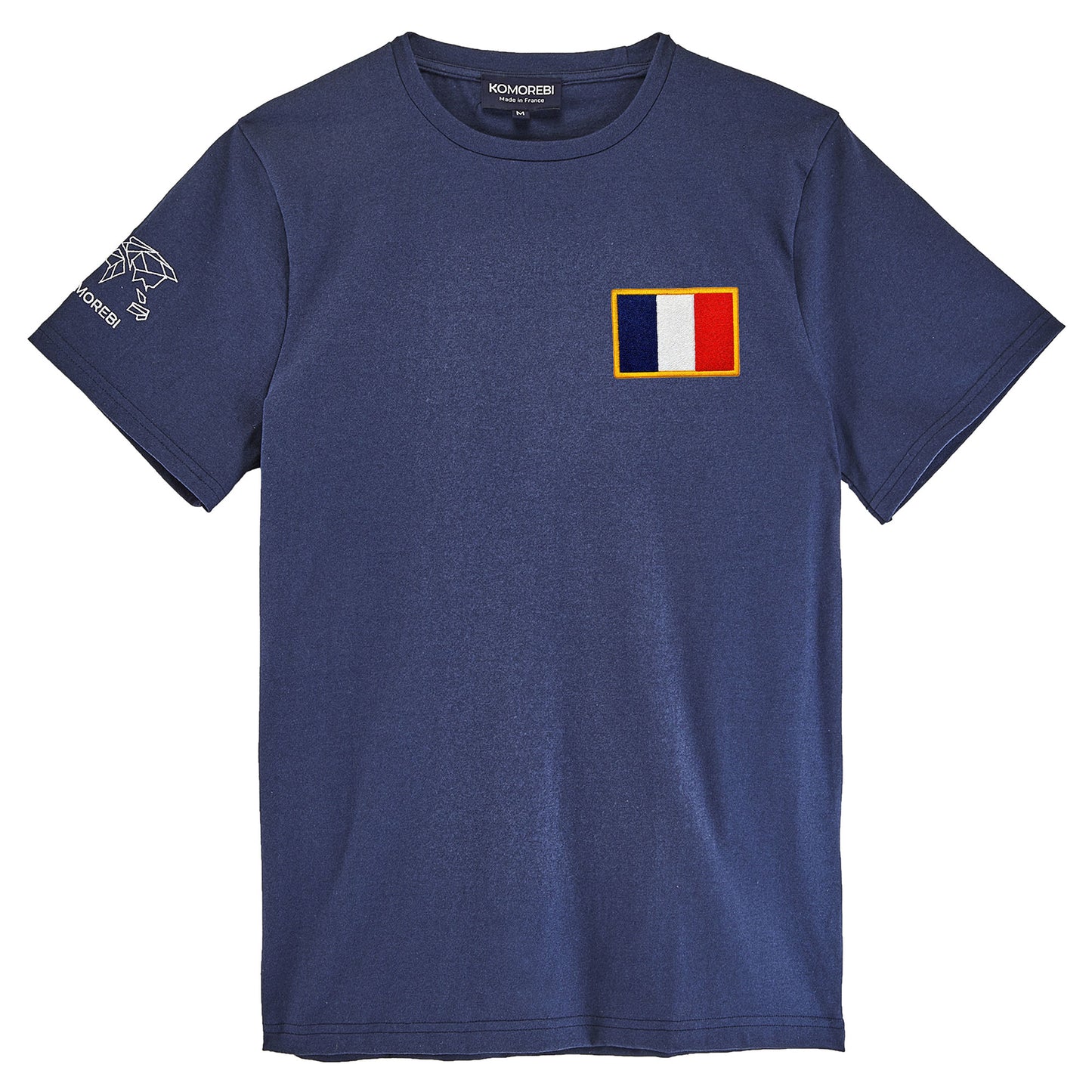 T-shirt drapeau Komorebi France Navy
