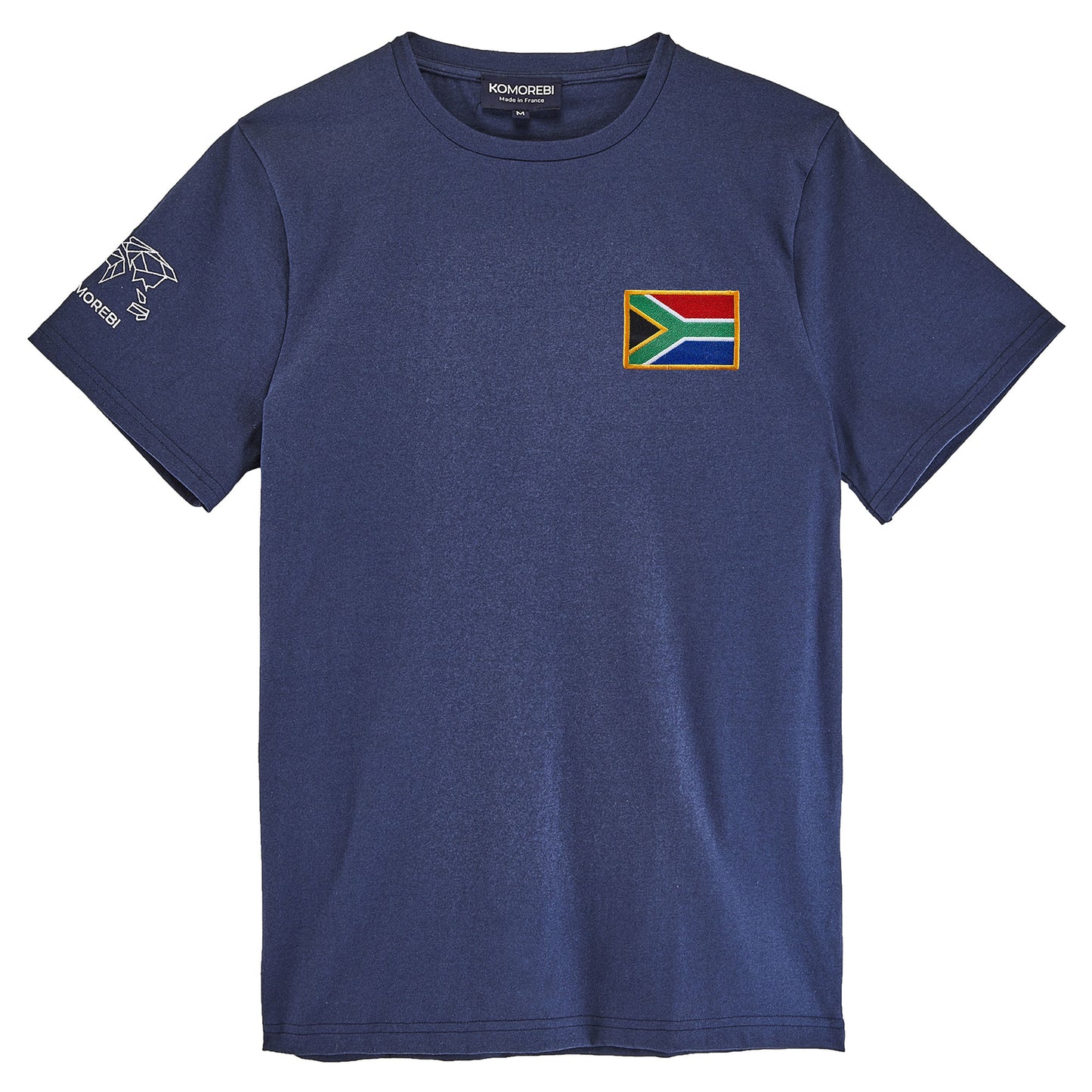 Photo Tshirt drapeau Afrique bleu